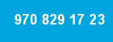 970 829 17 23